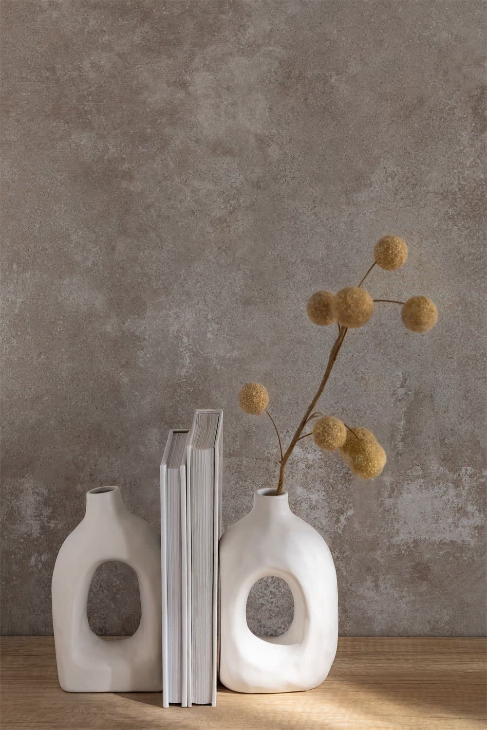 Set van 2 Boekensteunen in Keramiek Offred, galerij beeld 6