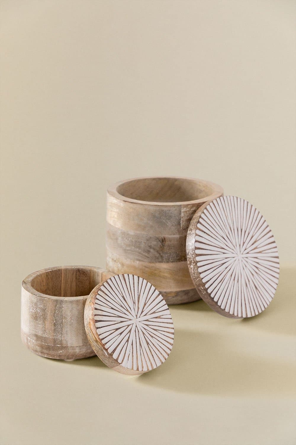 Set van 2 boten van Nabordi-mangohout  , galerij beeld 3