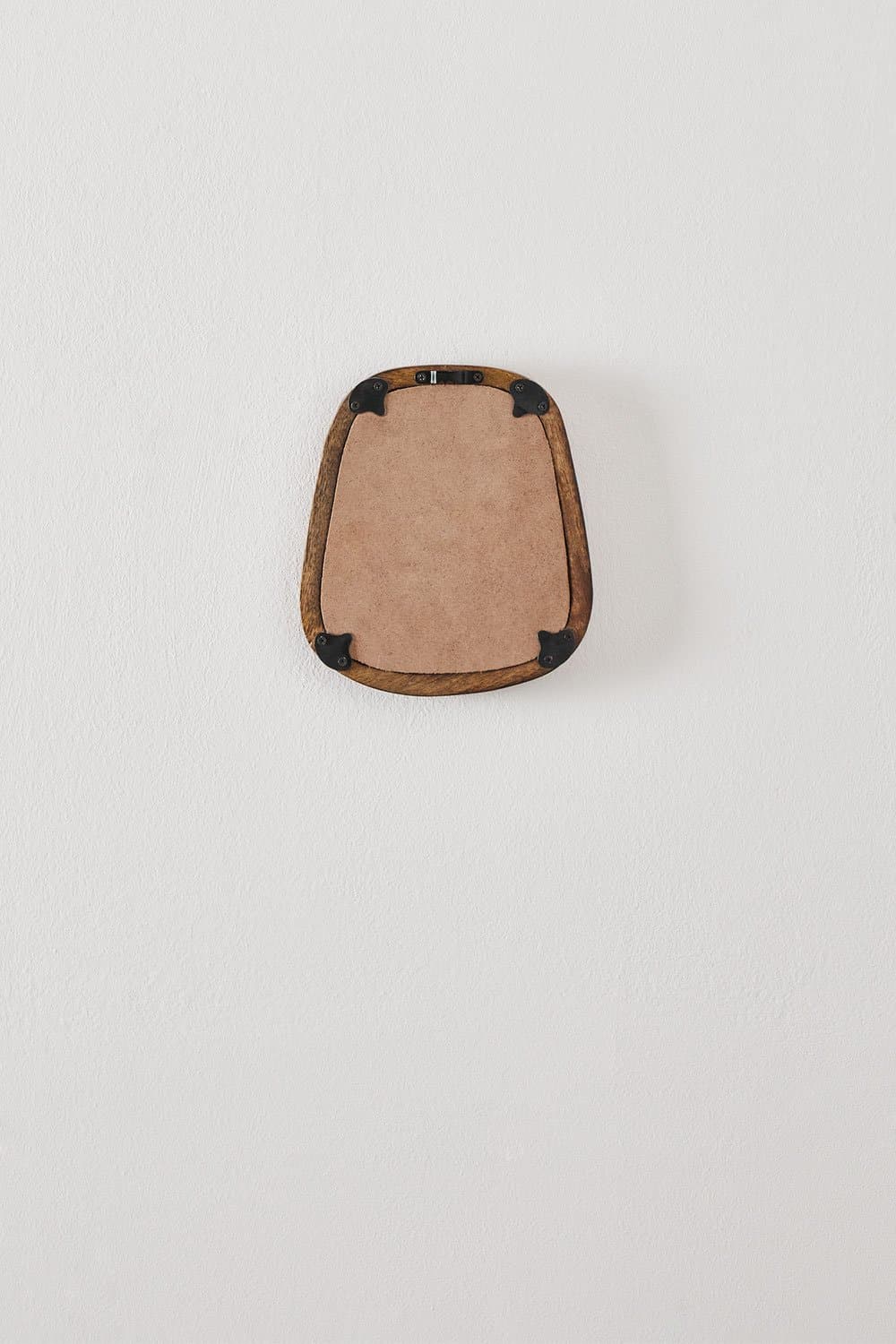 Rechthoekige wandspiegel in mangohout (19x22 cm) Gabael Design, galerij beeld 6