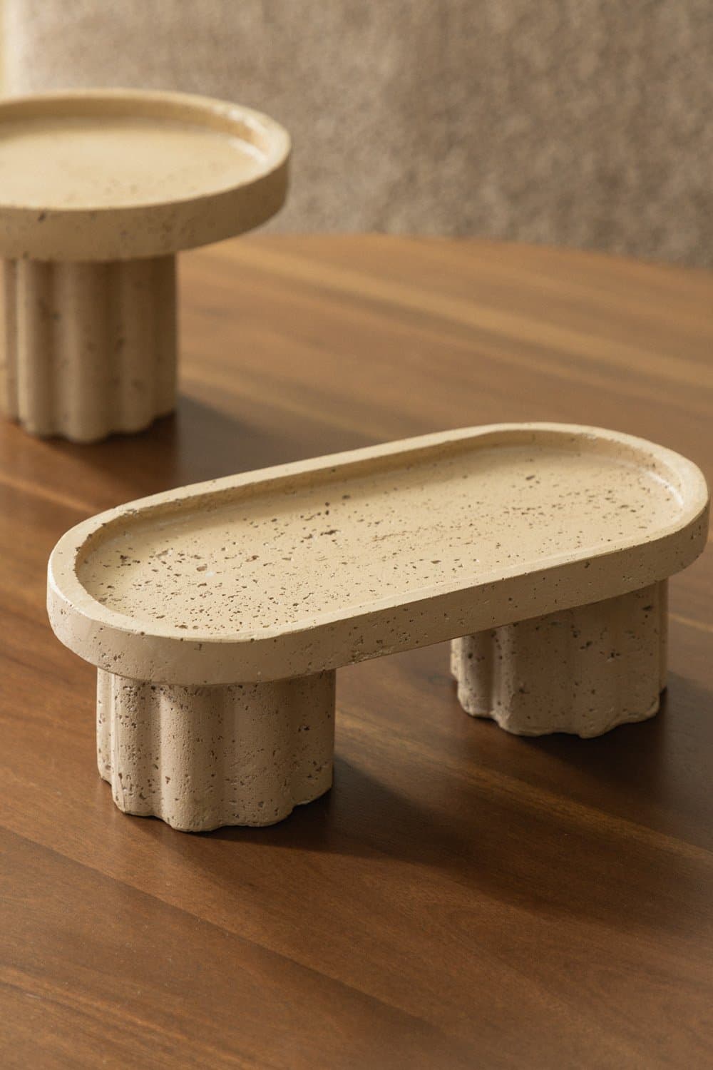 Decoratieve schaal in hars Carlow, galerij beeld 1