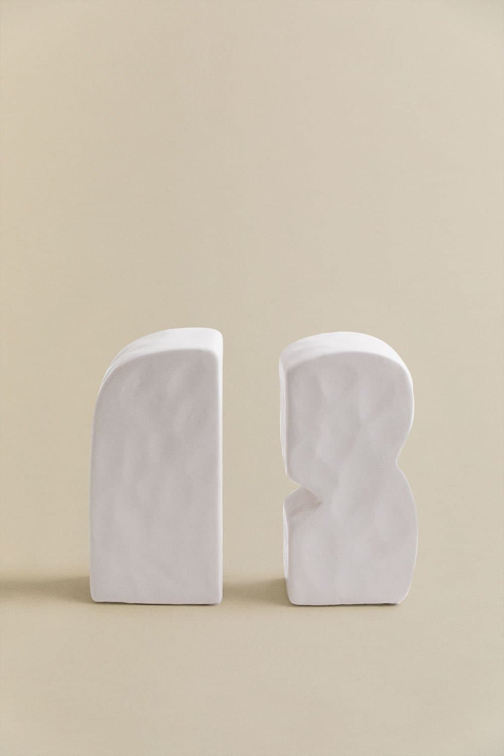 Set van 2 boekensteunen in cement Adler, galerij beeld 4