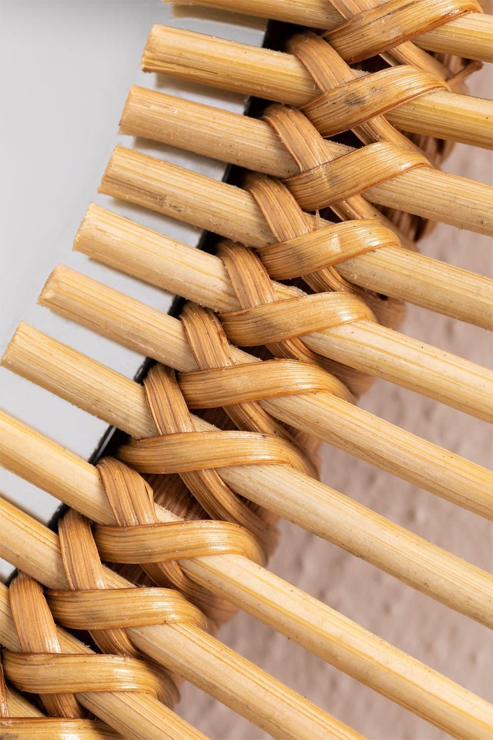 Ronde wandspiegel van Biok rotan, galerij beeld 4