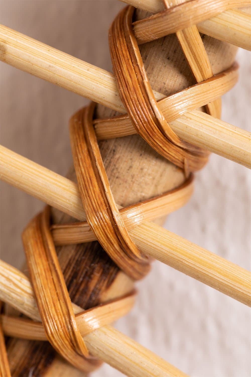 Ronde wandspiegel van Biok rotan, galerij beeld 5