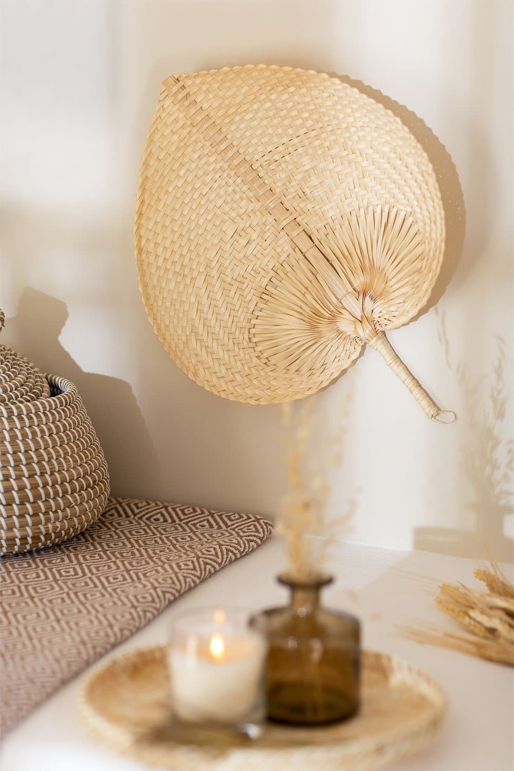 Decoratieve Pai Pai waaier Niokos, galerij beeld 1