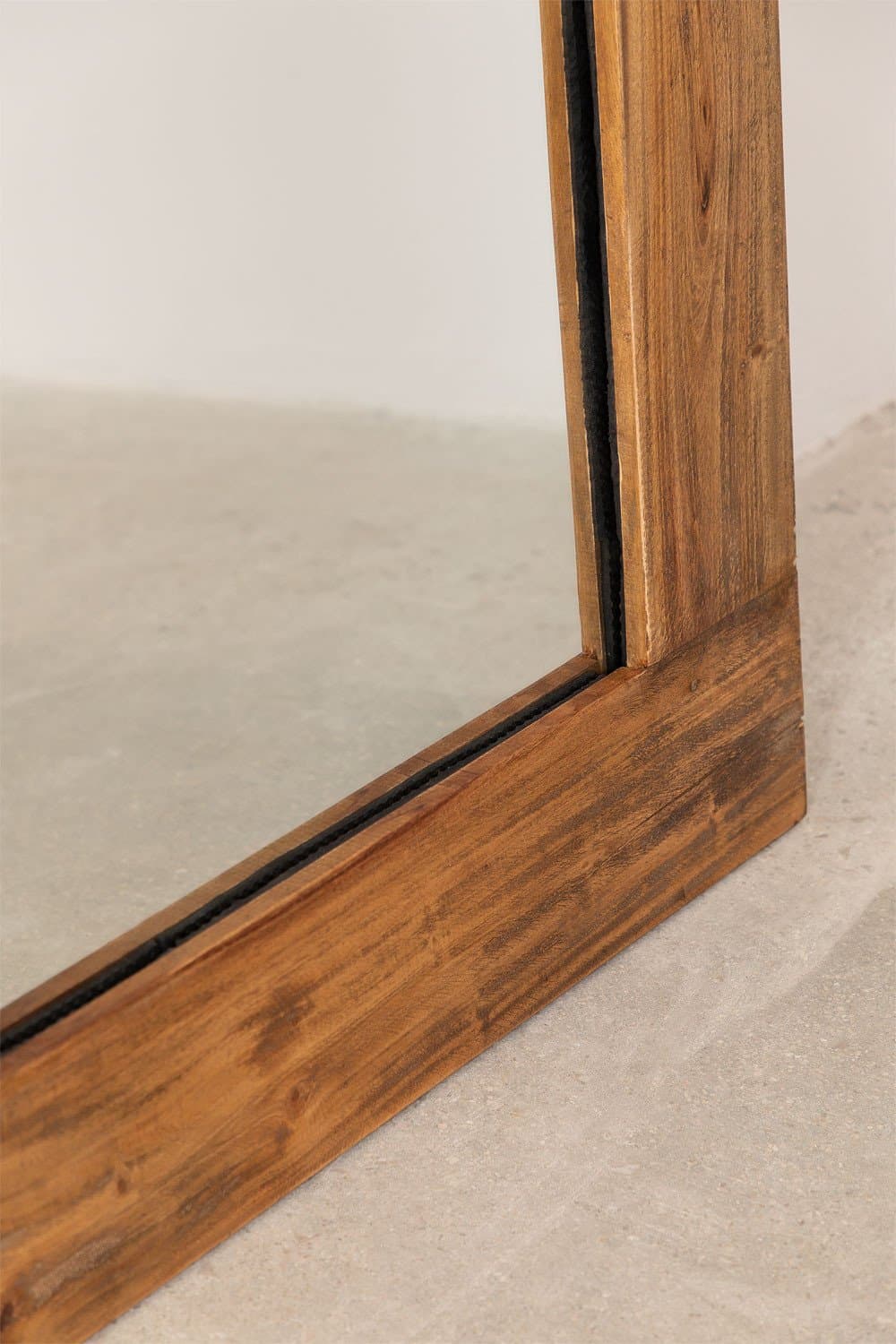 Spiegel van gerecycled hout (80x180 cm) Drev , galerij beeld 3