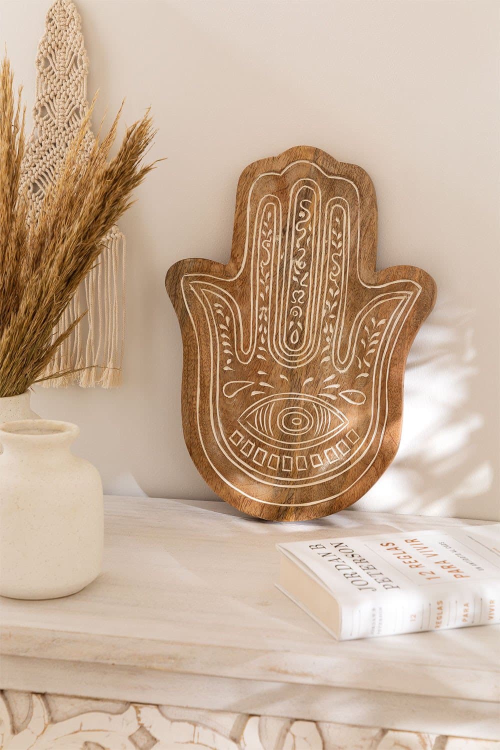 Mangohouten Dienblad Kaloyan Style, galerij beeld 1