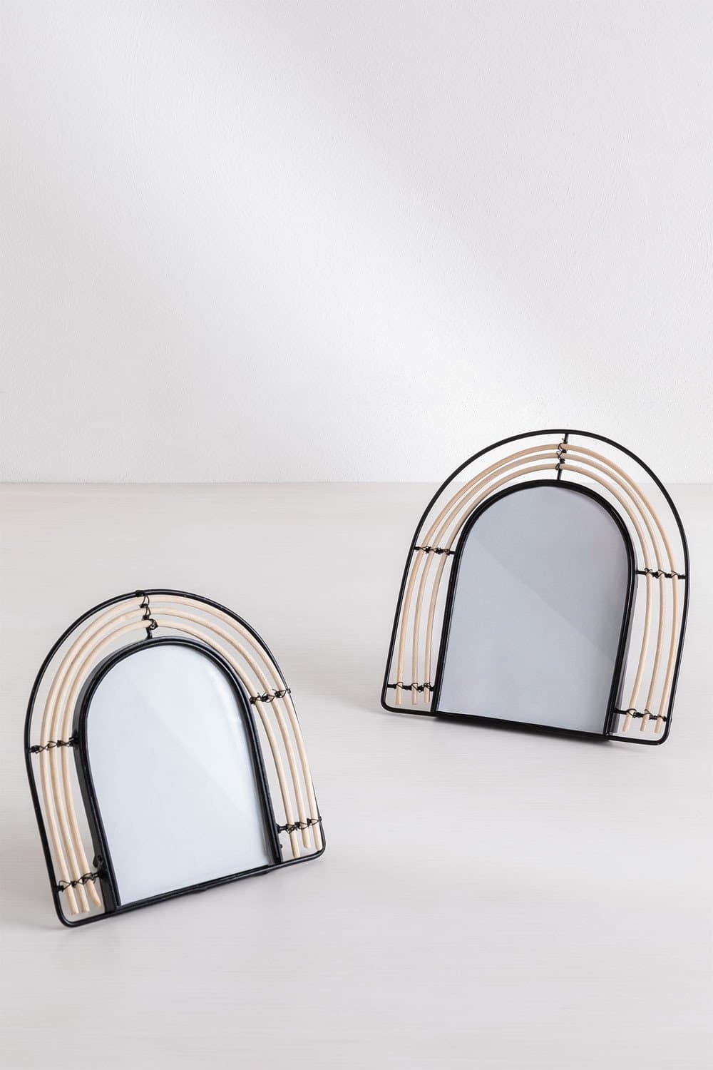 Fotolijst in metaal en rotan Mesta, galerij beeld 5