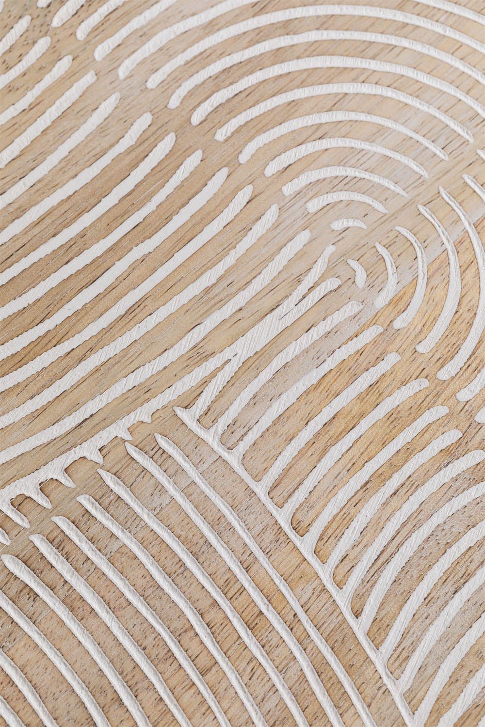 Decoratief dienblad in mangohout (Ø38 cm) Diborna, galerij beeld 7