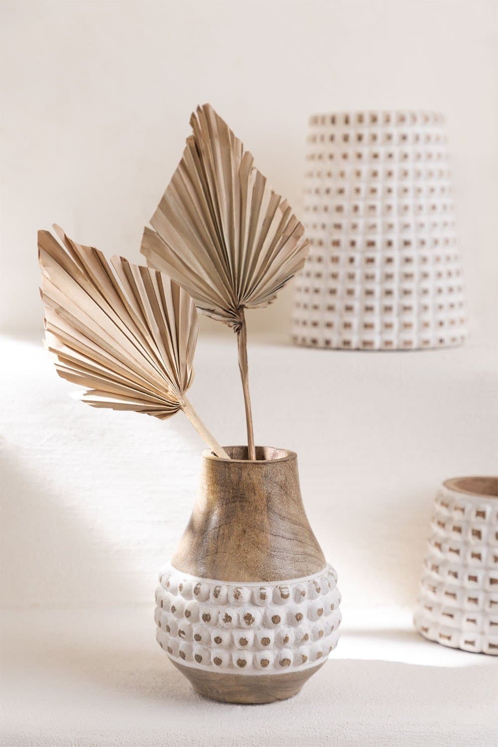 Biala mangohouten vaas , galerij beeld 1