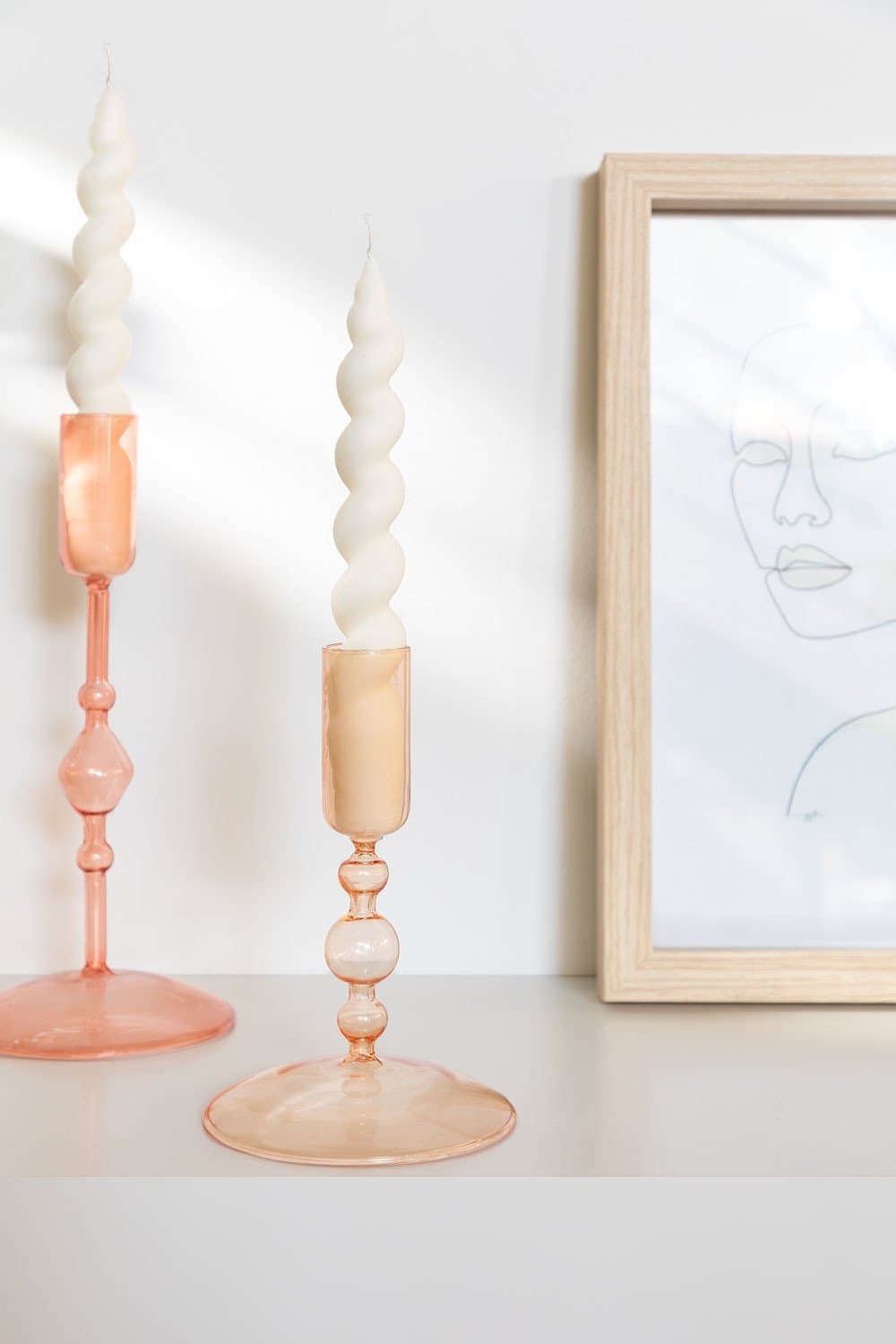 Glazen kandelaar Piana , galerij beeld 1