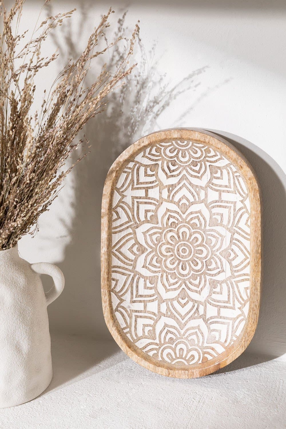 Decoratief dienblad in Breda mangohout, galerij beeld 1