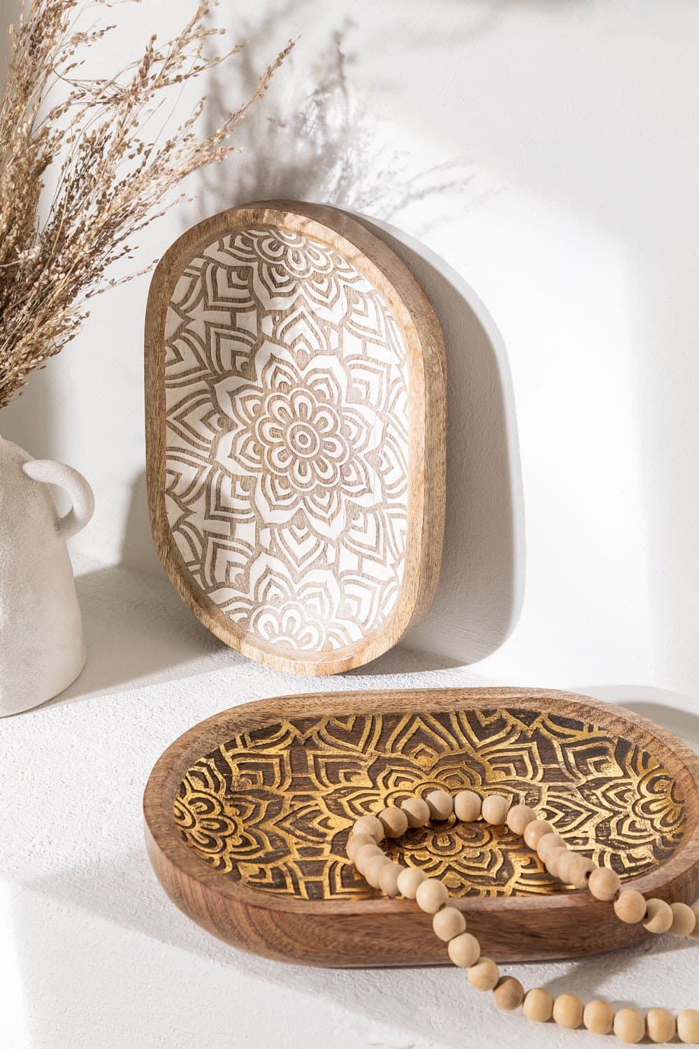 Decoratief dienblad in Breda mangohout, galerij beeld 7