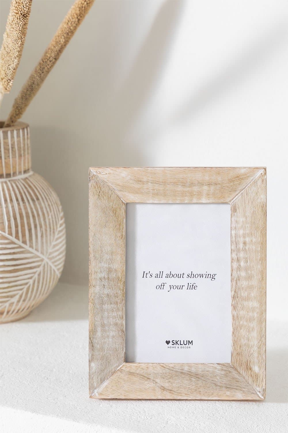 Edron mangohouten fotolijst , galerij beeld 1