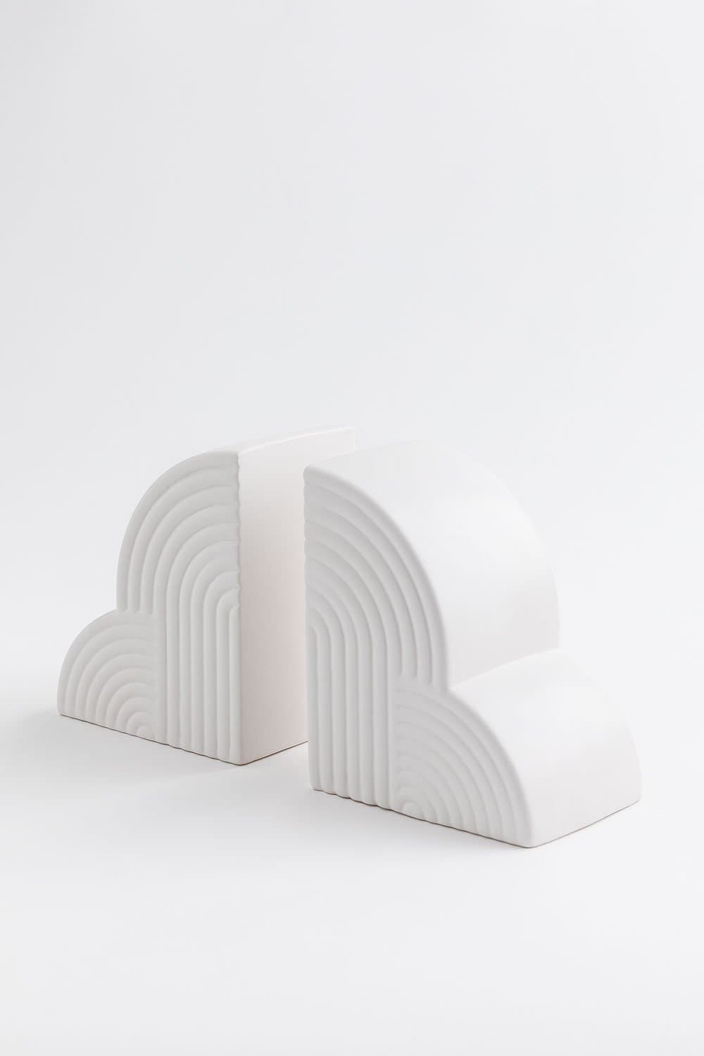 Set van 2 Boekensteunen in Keramiek Belzer, galerij beeld 1