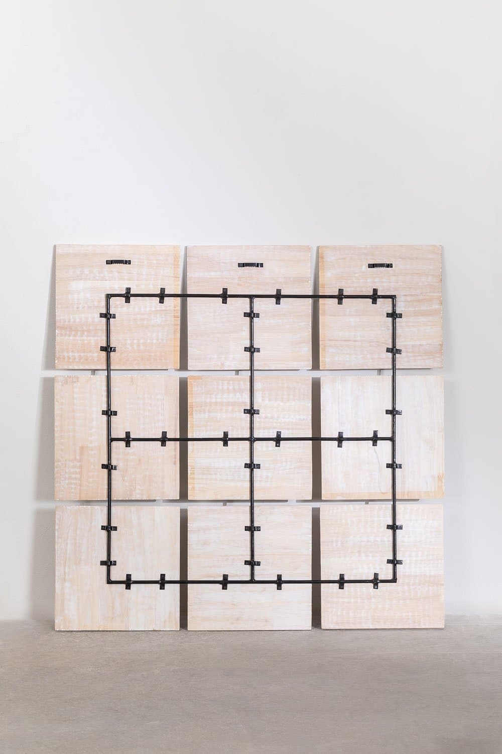 Mangohouten decoratief paneel (94x93 cm) Tudris, galerij beeld 6