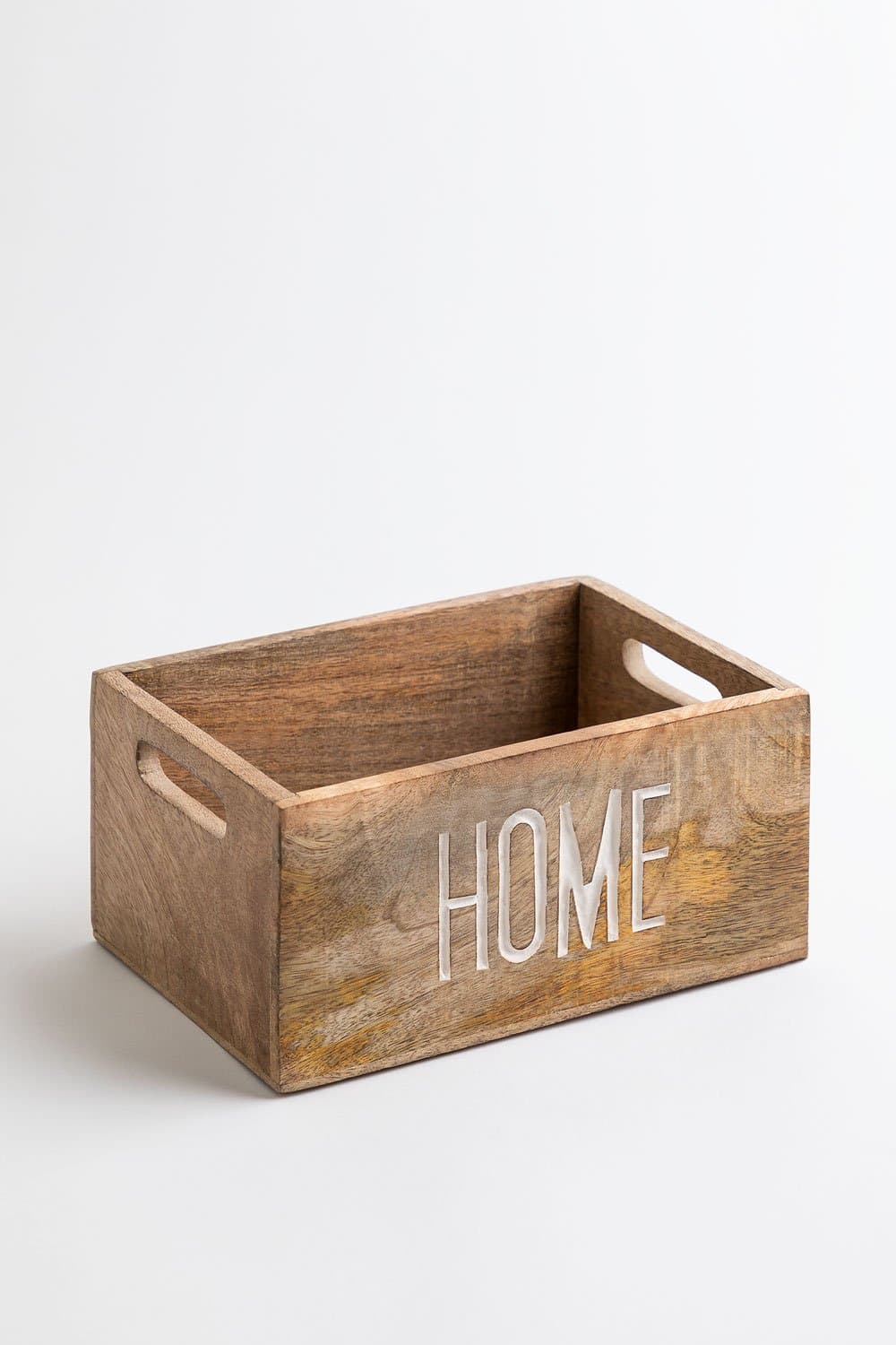 Set van 2 Evelia mangohouten opbergdozen , galerij beeld 4