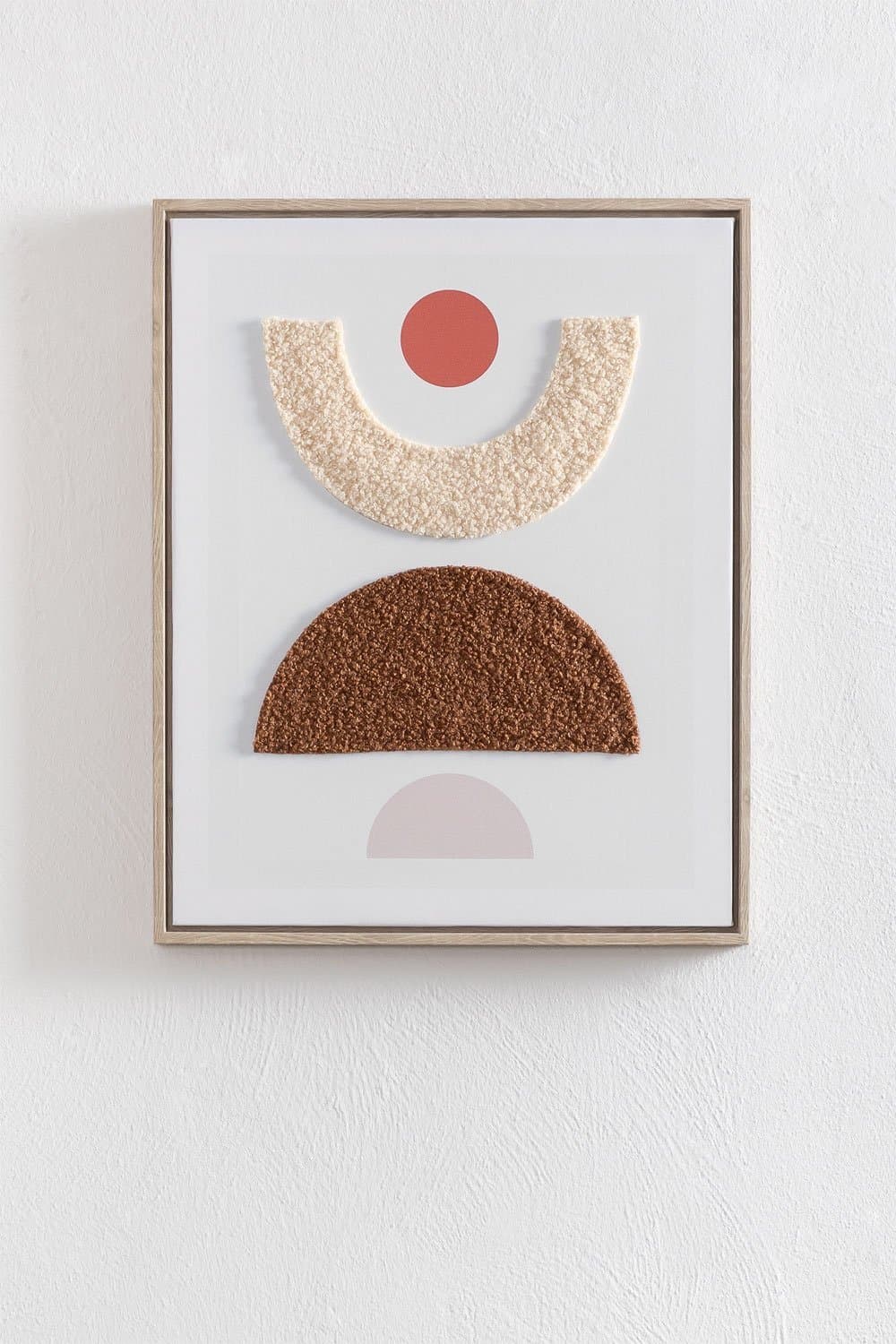 Decoratieve afbeelding met textieltextuur (40x50 cm) Nicole, galerij beeld 1