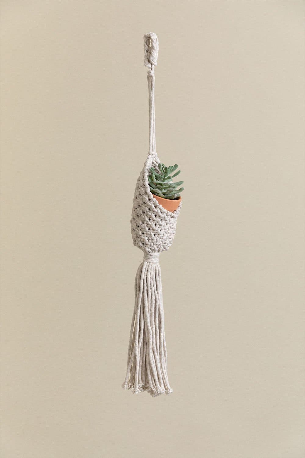 Macrame hangende plantenbak Anibal, galerij beeld 5