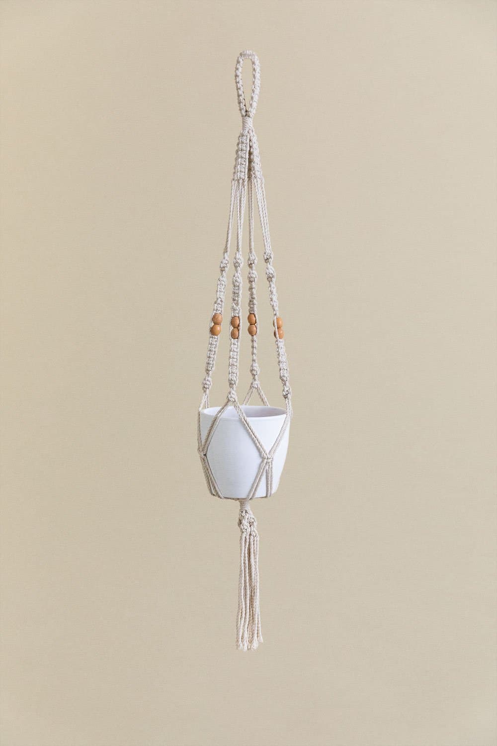 Macrame hangende plantenbak Xerxes, galerij beeld 2