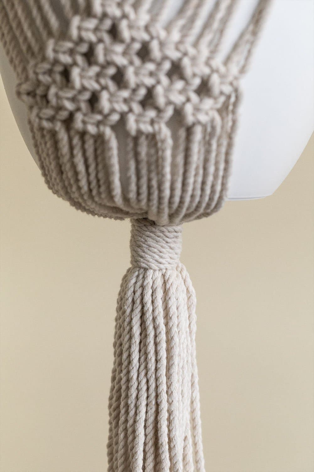 Deyoces hangende macramé plantenbak , galerij beeld 4