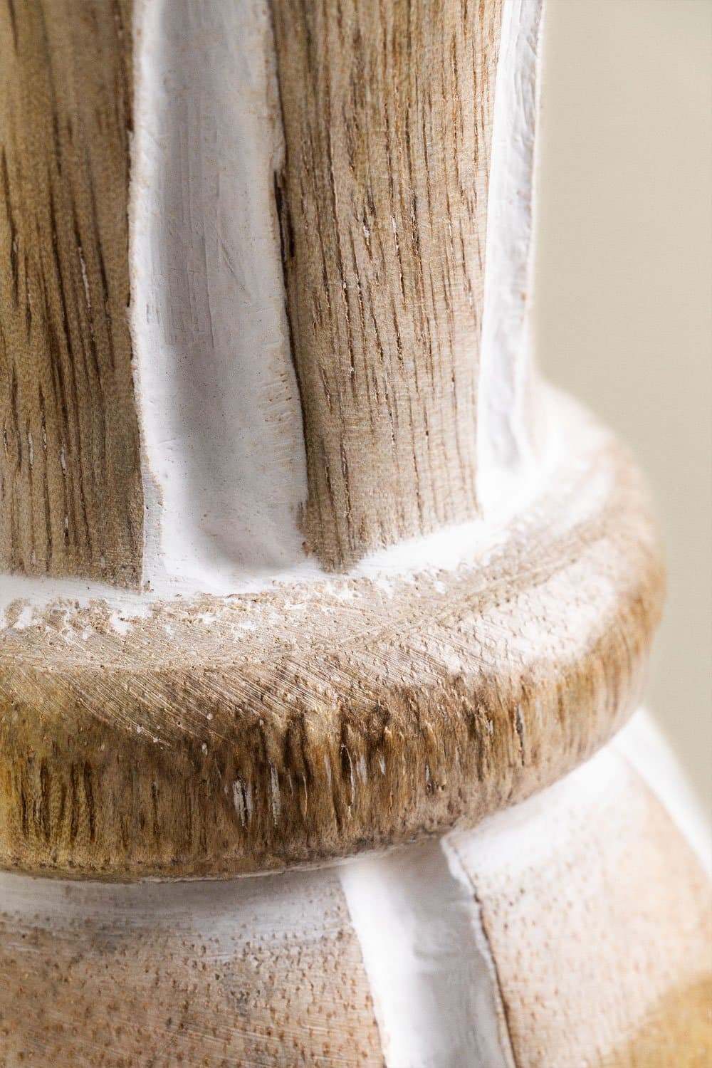 Kandelaar in mangohout Trevelyn , galerij beeld 3