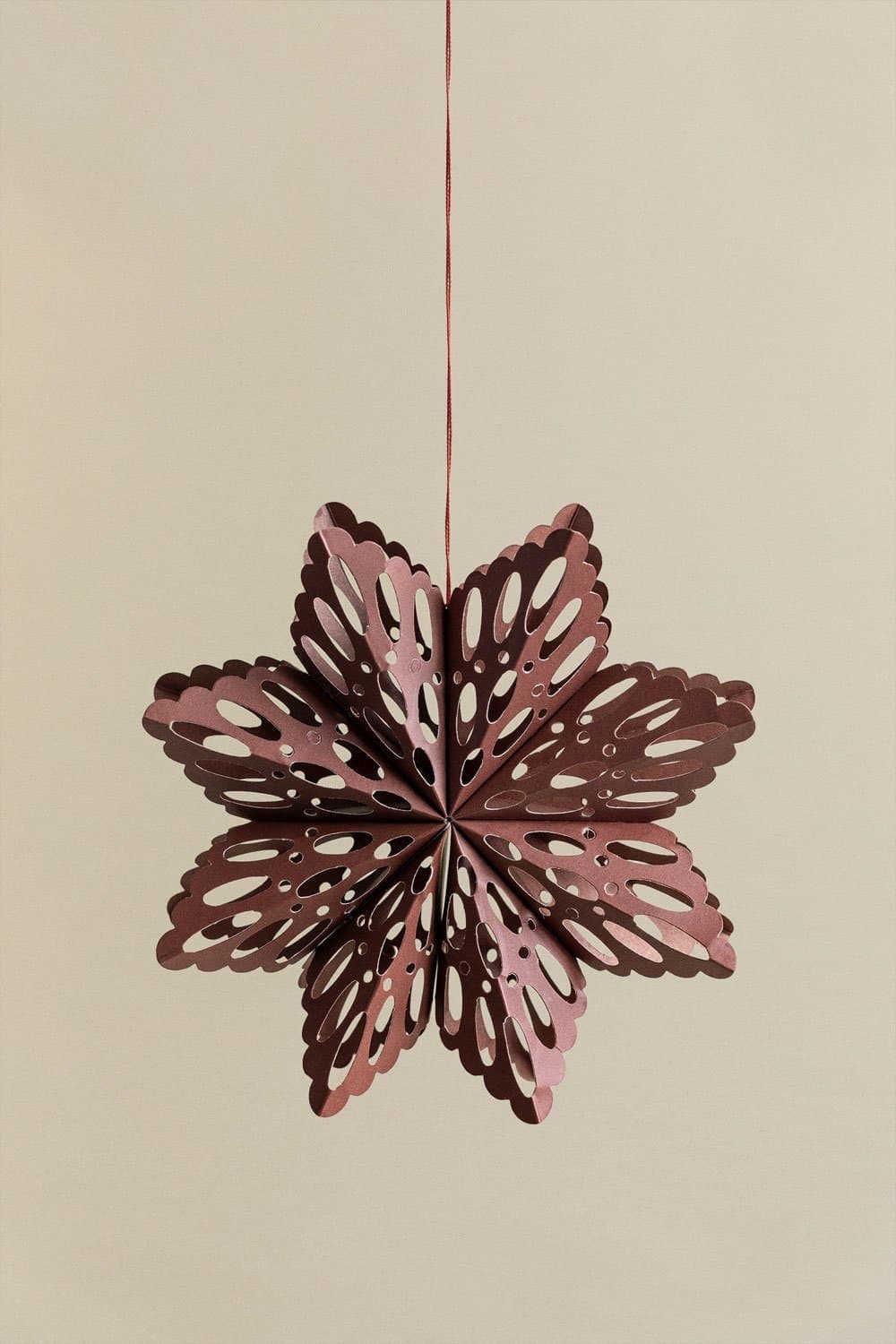 Set van 6 Papieren Sneeuwvlokken Klaus, galerij beeld 1