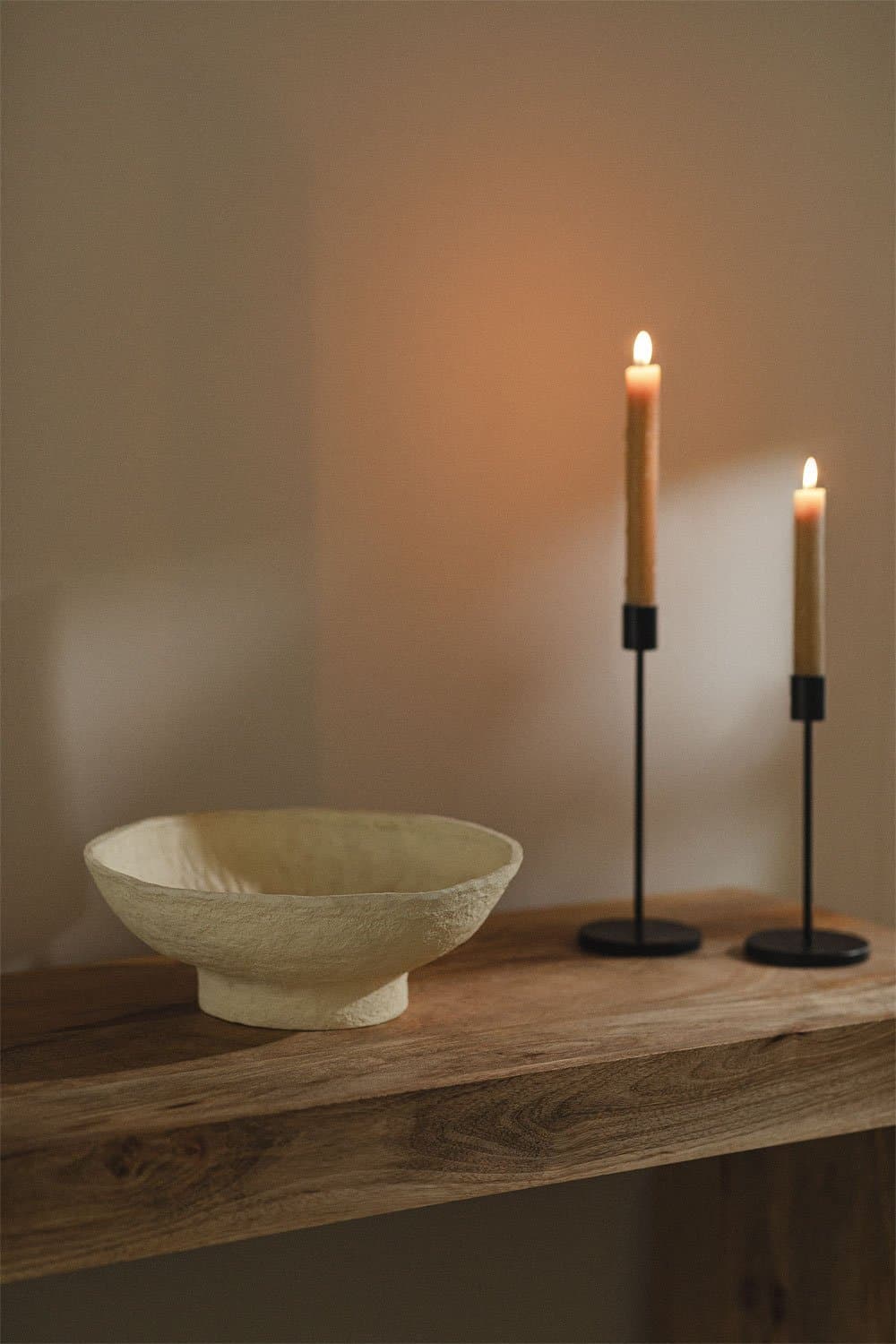 Decoratieve handgeschepte papier-maché schaal Muriel, galerij beeld 1