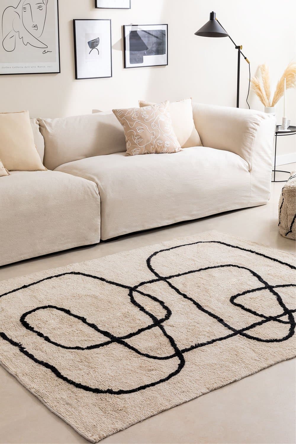 Katoenen Vloerkleed Edith, galerij beeld 1