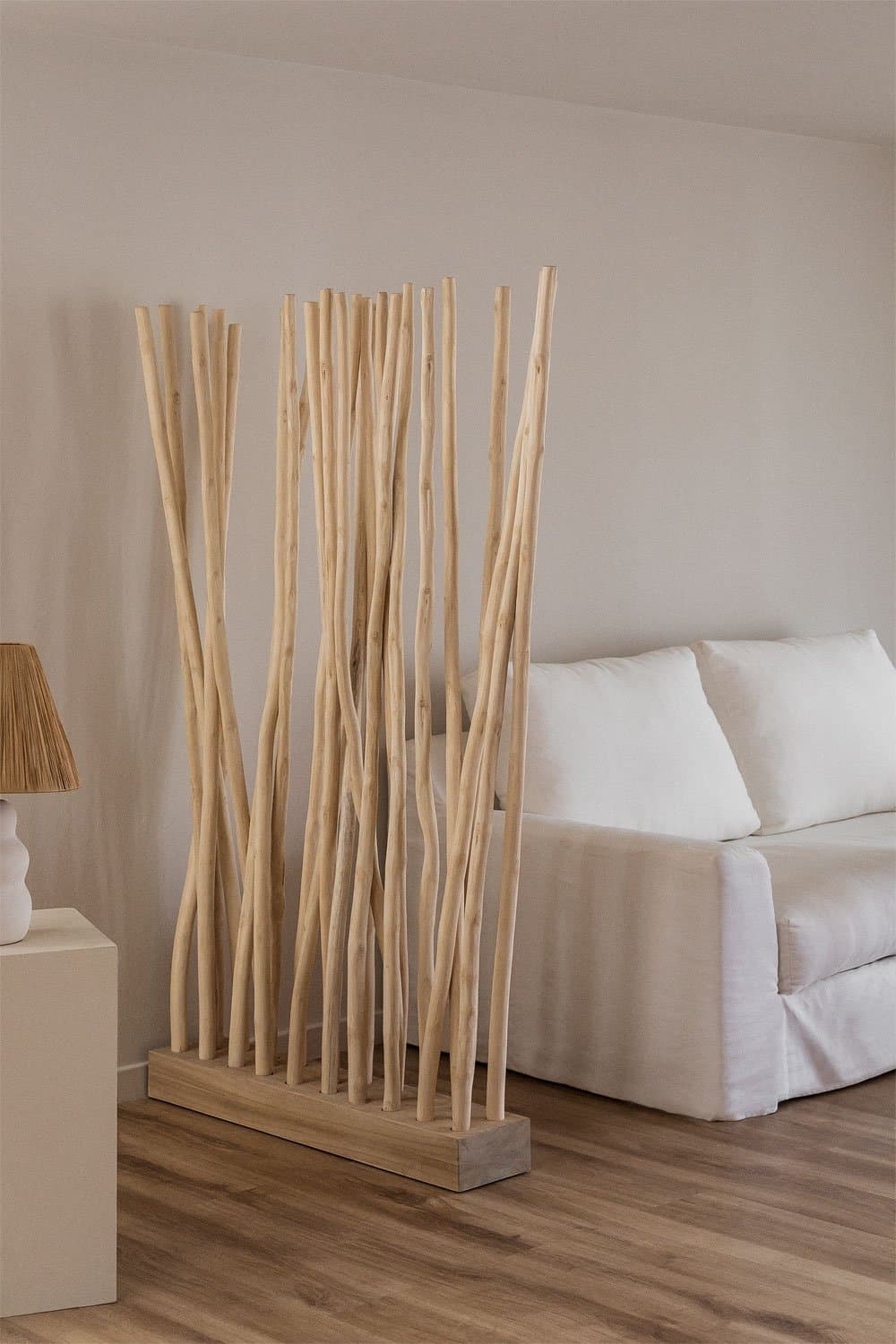 Scherm in teakhout Narel, galerij beeld 1