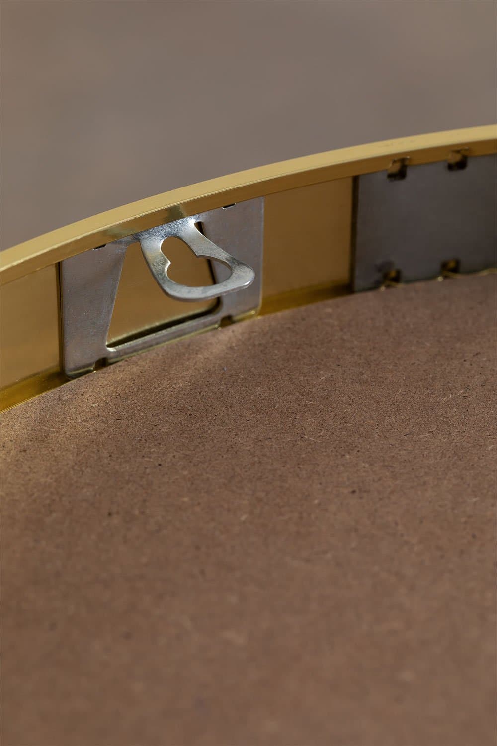 Metalen ovale wandspiegel Elsie Gold, galerij beeld 7