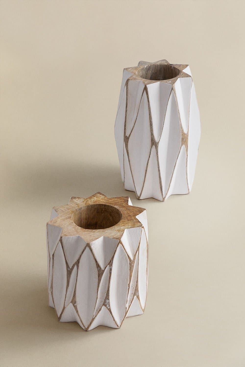 Moura mangohouten vaas, galerij beeld 5