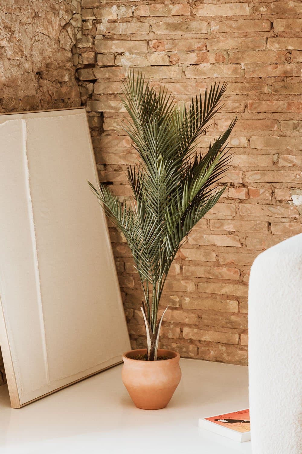 Planta Decoratieve Kunstpalm Palmera Pigmea 110 cm, galerij beeld 1