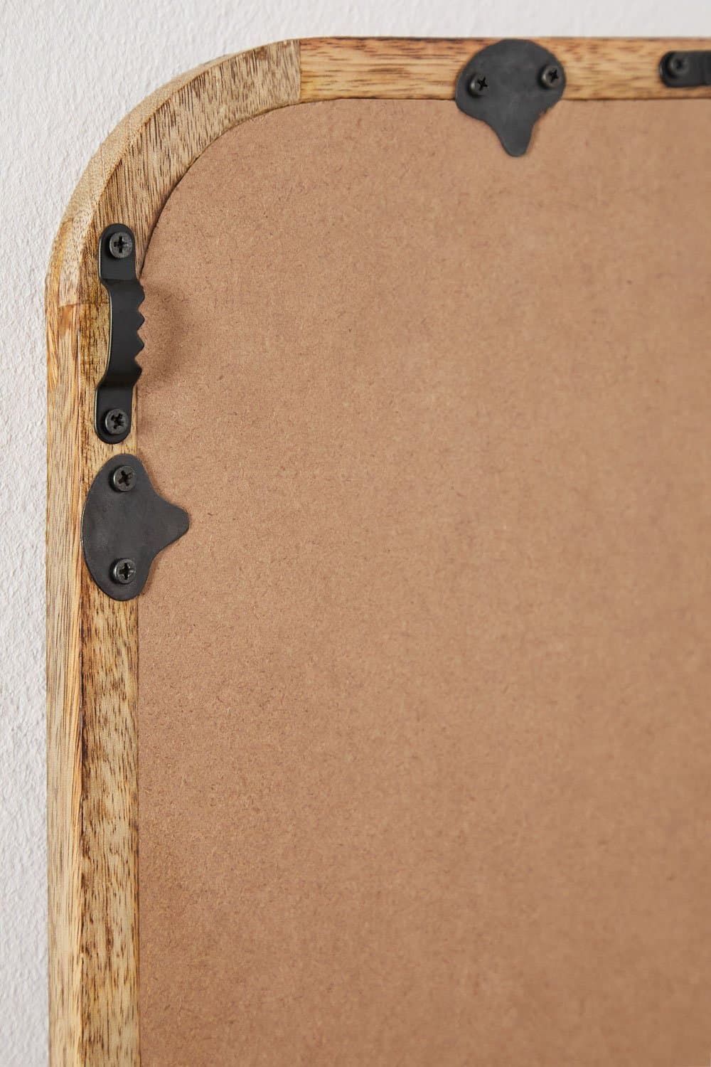 Rechthoekige wandspiegel 35x115 cm in mangohout Mirtzia, galerij beeld 6