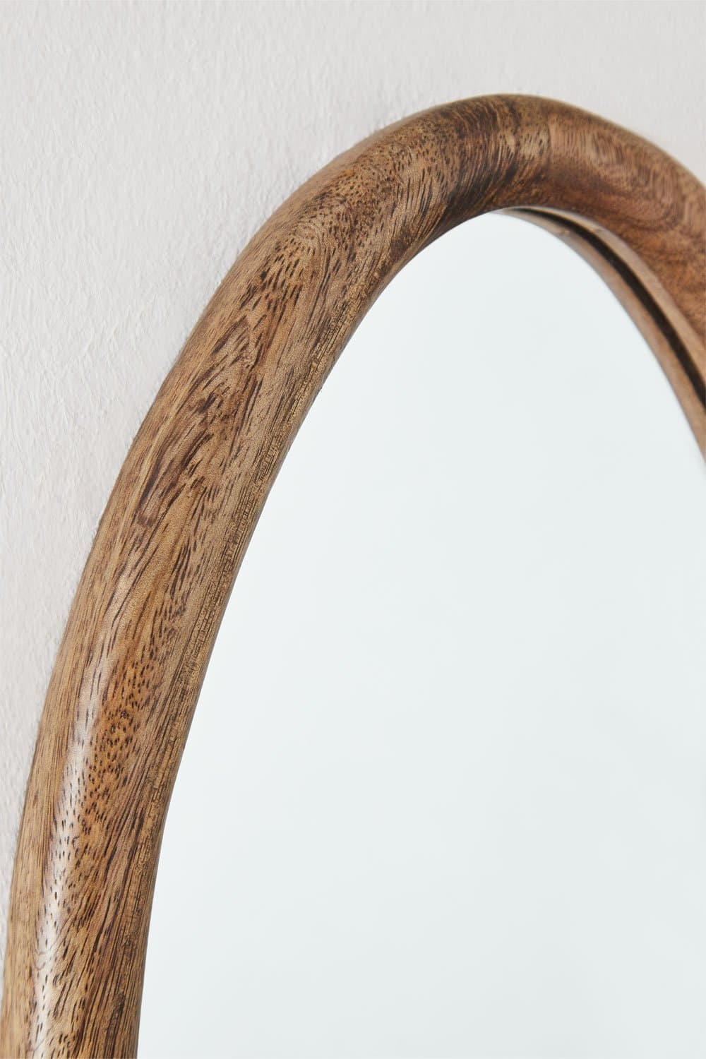 Set van 3 mangohouten wandspiegels Gabael Design, galerij beeld 4