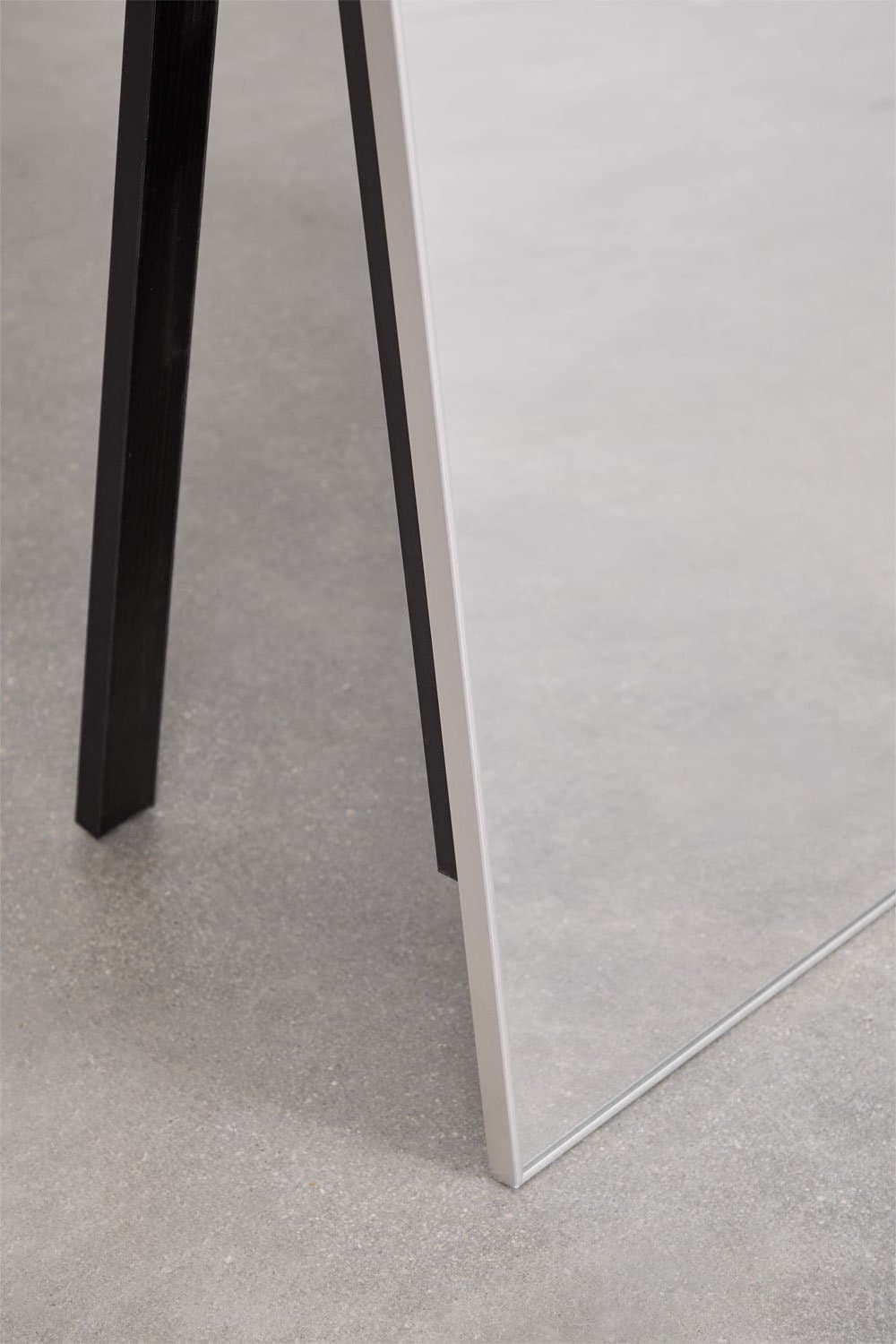 Rechthoekige aluminium staande spiegel (80x200 cm) Ondra, galerij beeld 5