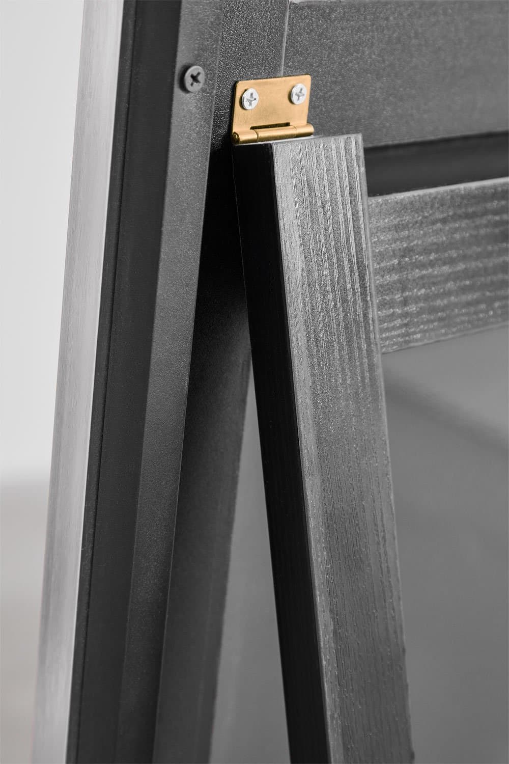 Rechthoekige aluminium staande spiegel (80x200 cm) Ondra, galerij beeld 6