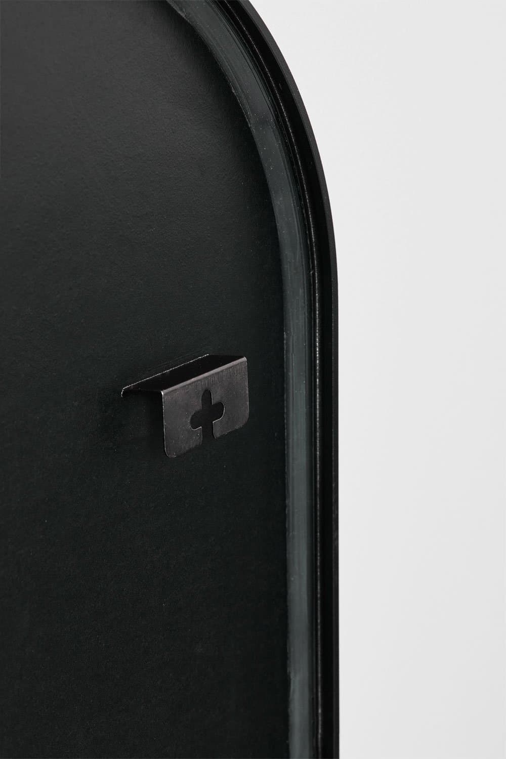 Ovale aluminium wandspiegel (35x70 cm) Elbert , galerij beeld 5