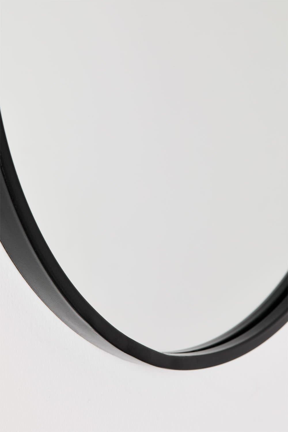 Ronde ijzeren wandspiegel (Ø45 cm) Oliverton, galerij beeld 4