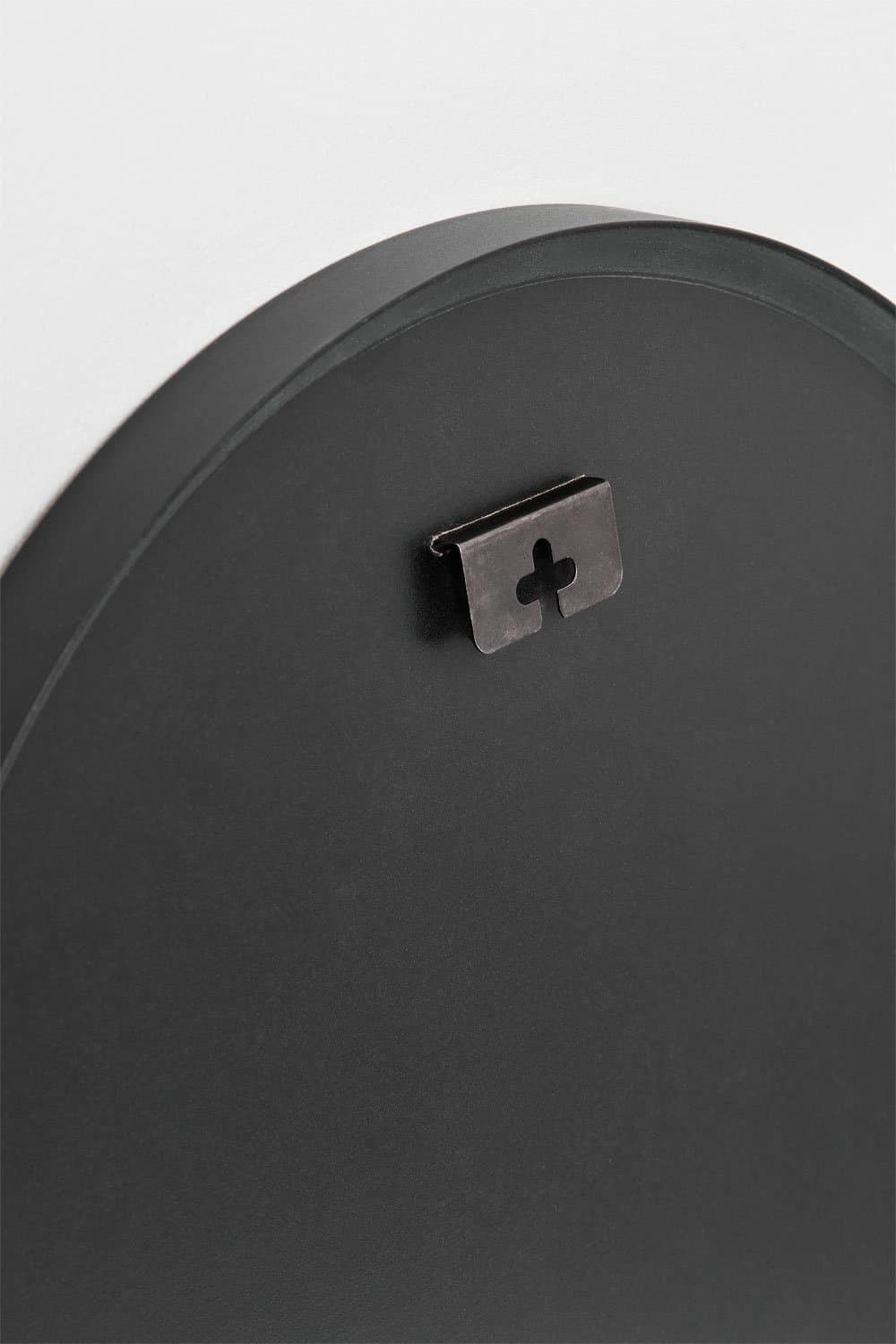 Ronde ijzeren wandspiegel (Ø45 cm) Oliverton, galerij beeld 6