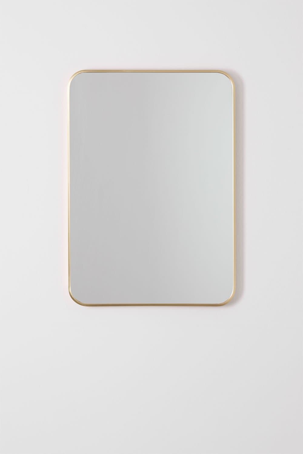 Rechthoekige aluminium wandspiegel (50x70 cm) Tuluise, galerij beeld 2