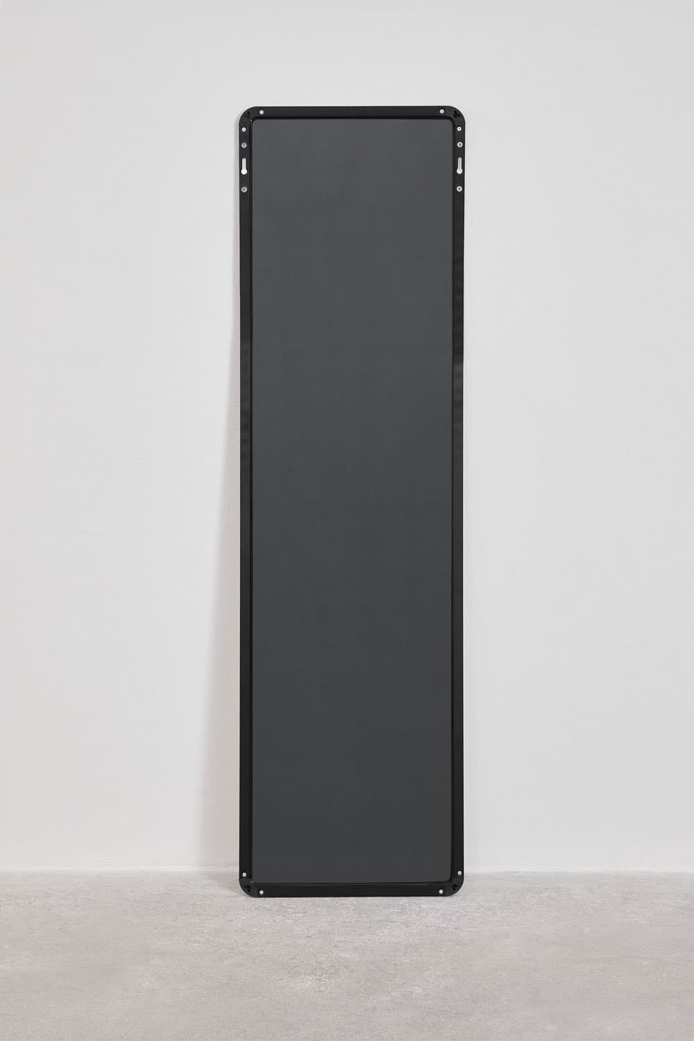 Rechthoekige aluminium wandspiegel (35x120 cm) Sadint, galerij beeld 4