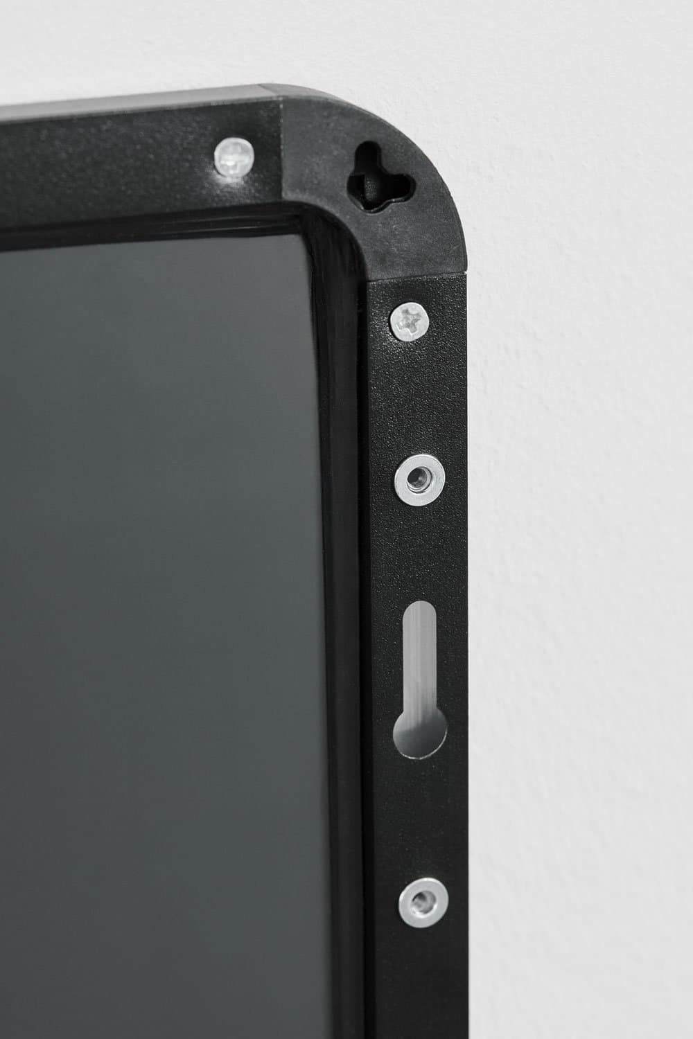 Rechthoekige aluminium wandspiegel (35x120 cm) Sadint, galerij beeld 5