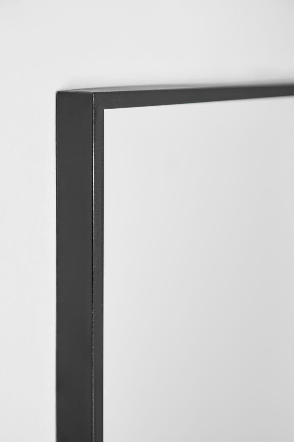 Rechthoekige wandspiegel 80x120 cm in metaal Niember, galerij beeld 4