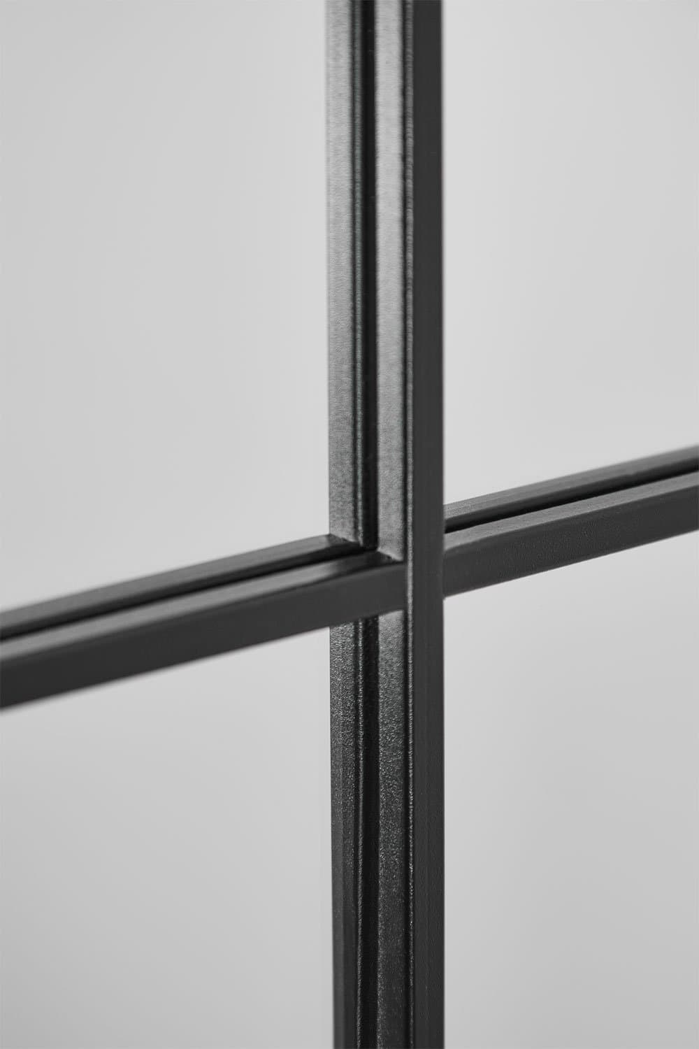 Rechthoekige wandspiegel 80x120 cm in metaal Niember, galerij beeld 5