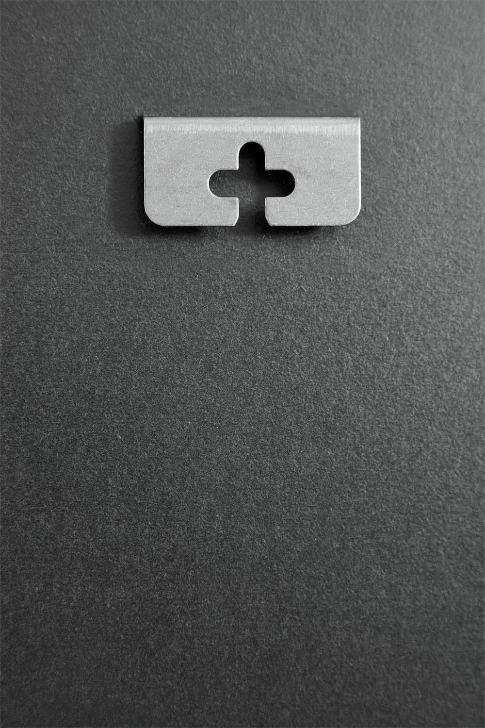 Rechthoekige wandspiegel 80x120 cm in metaal Niember, galerij beeld 7