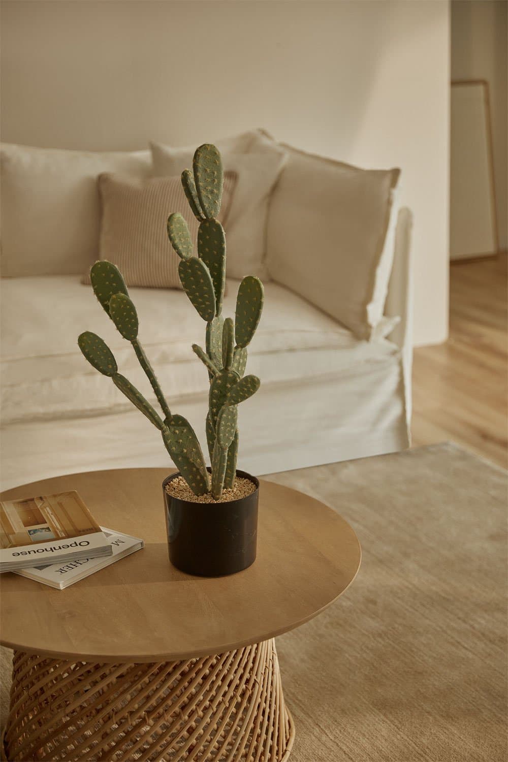 Cactus Kunst Opuntia 72 cm, galerij beeld 1