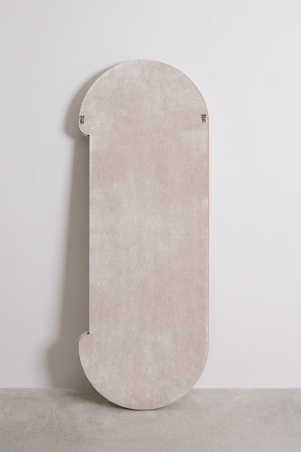 Ovale wandspiegel in fluweel (60x160 cm) Jasnon, galerij beeld 7