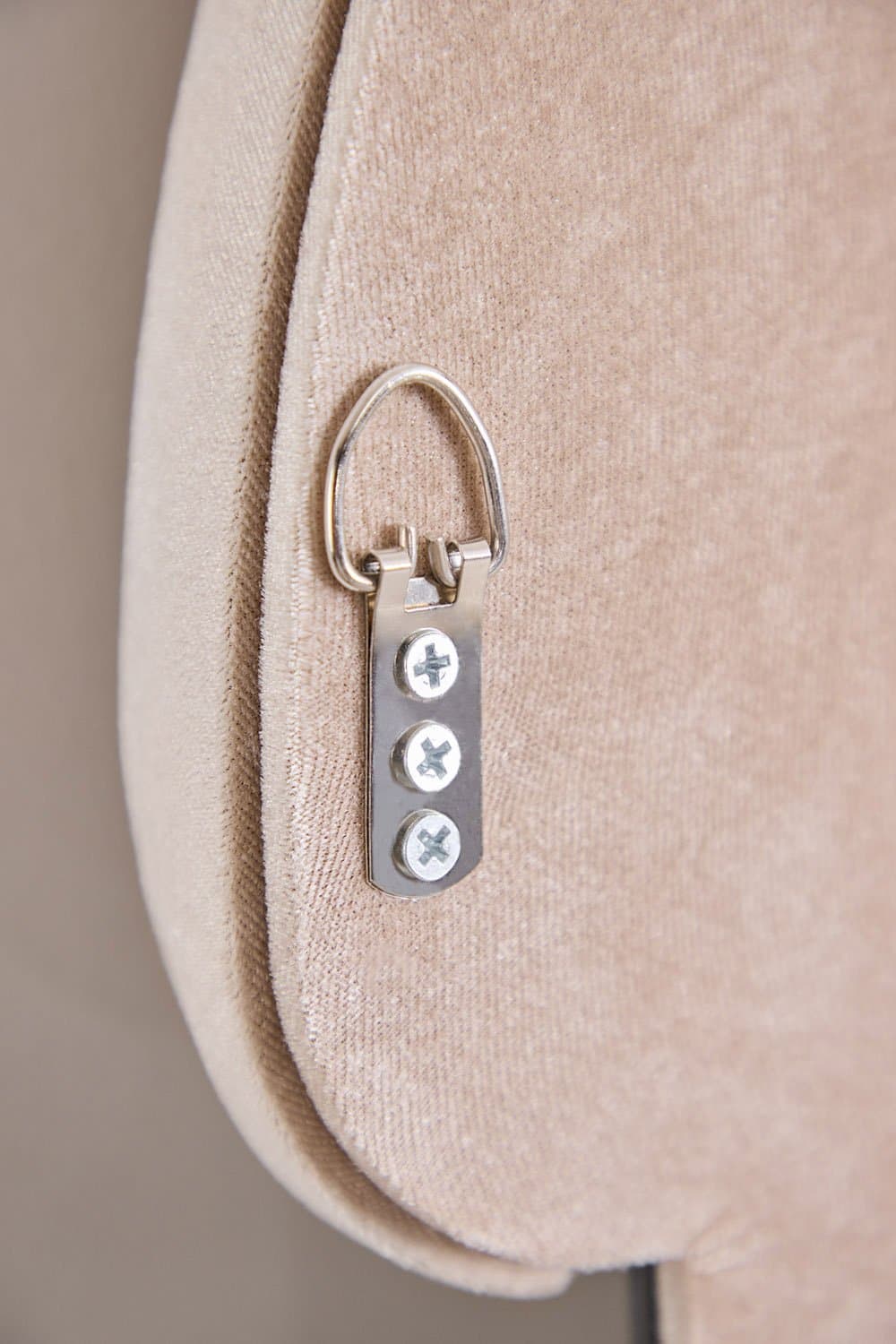 Ovale wandspiegel in fluweel (60x160 cm) Jasnon, galerij beeld 8