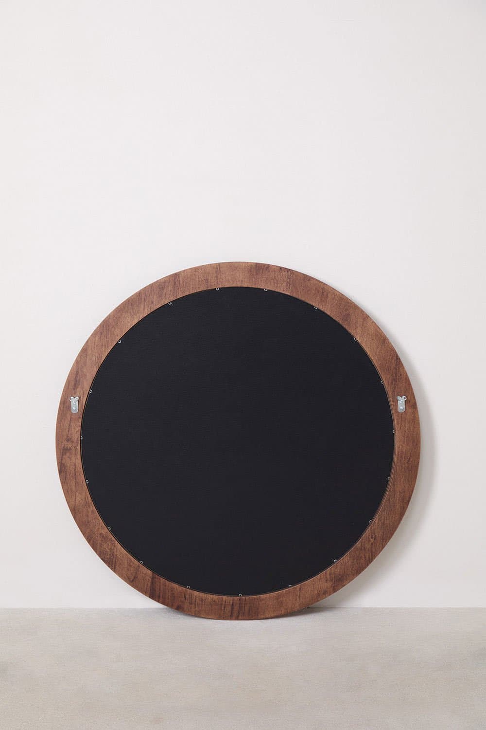 Ronde eikenhouten wandspiegel (Ø75 cm) Ozande , galerij beeld 6