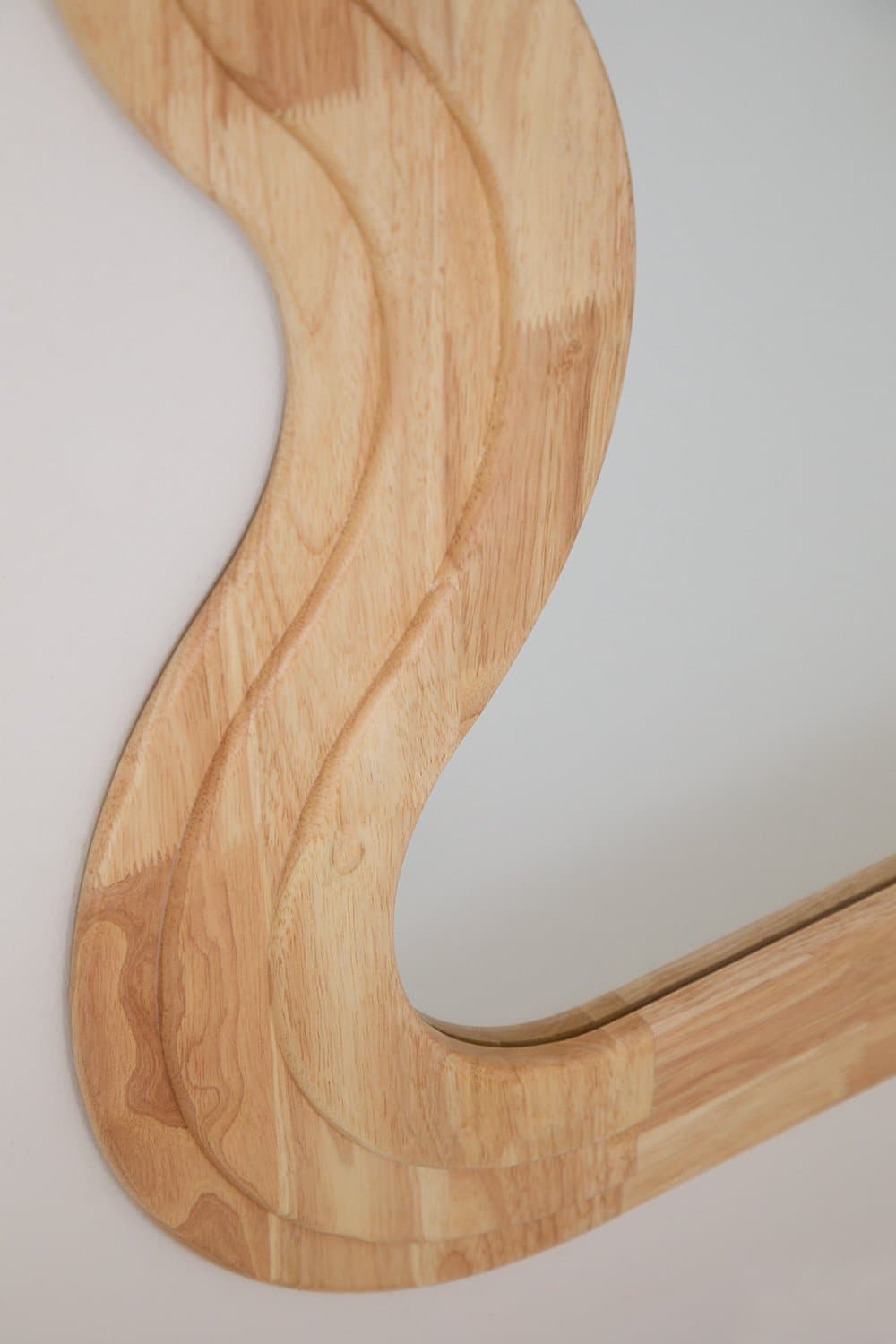 Eikenhouten wandspiegel (85x180 cm) Lierta , galerij beeld 4